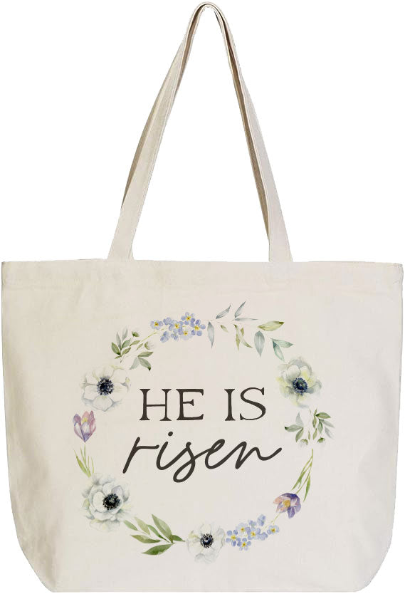 He is Risen Canvas Tote Bag