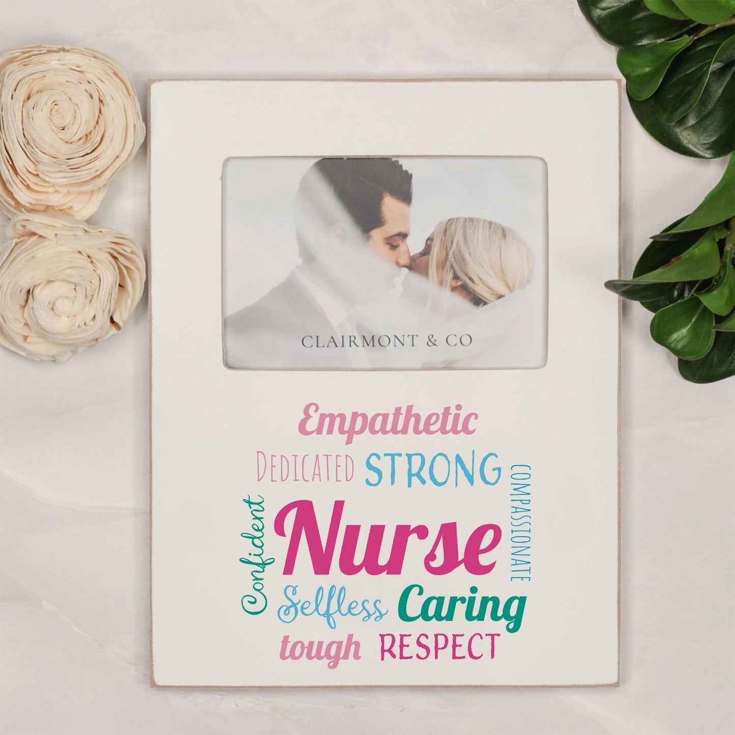 Lily Frame Vertical-Nursing Words