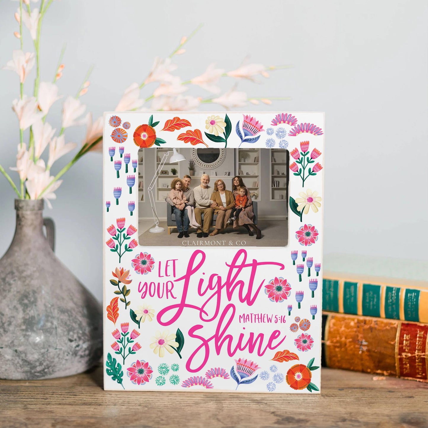 Lily Frame Vertical-Radiant Hope Let Your Light Shine -1