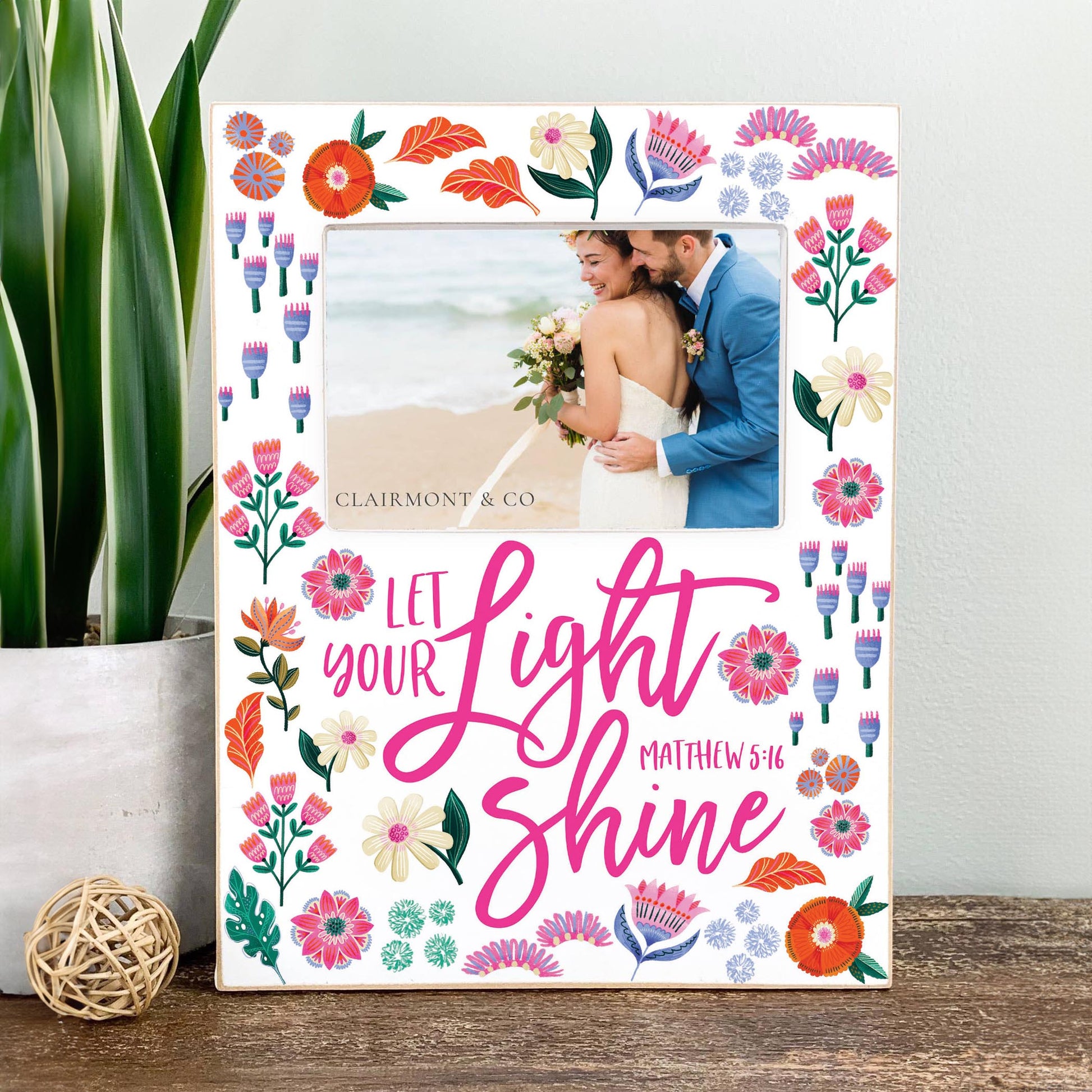 Lily Frame Vertical-Radiant Hope Let Your Light Shine -2