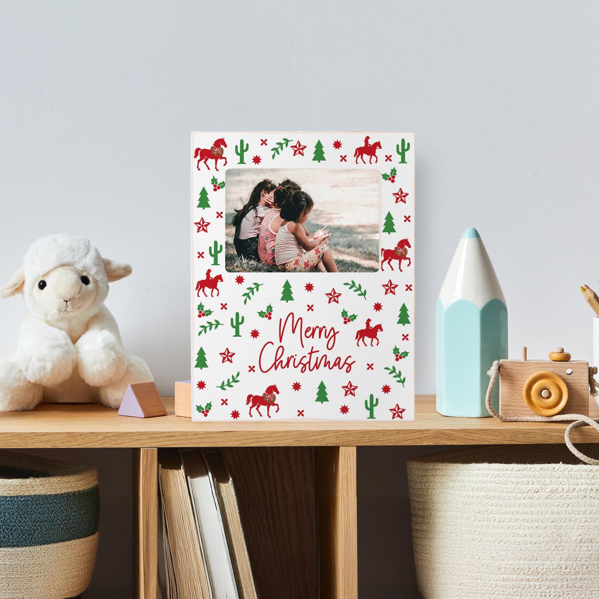 Lily Frame Vertical-Western Christmas -4