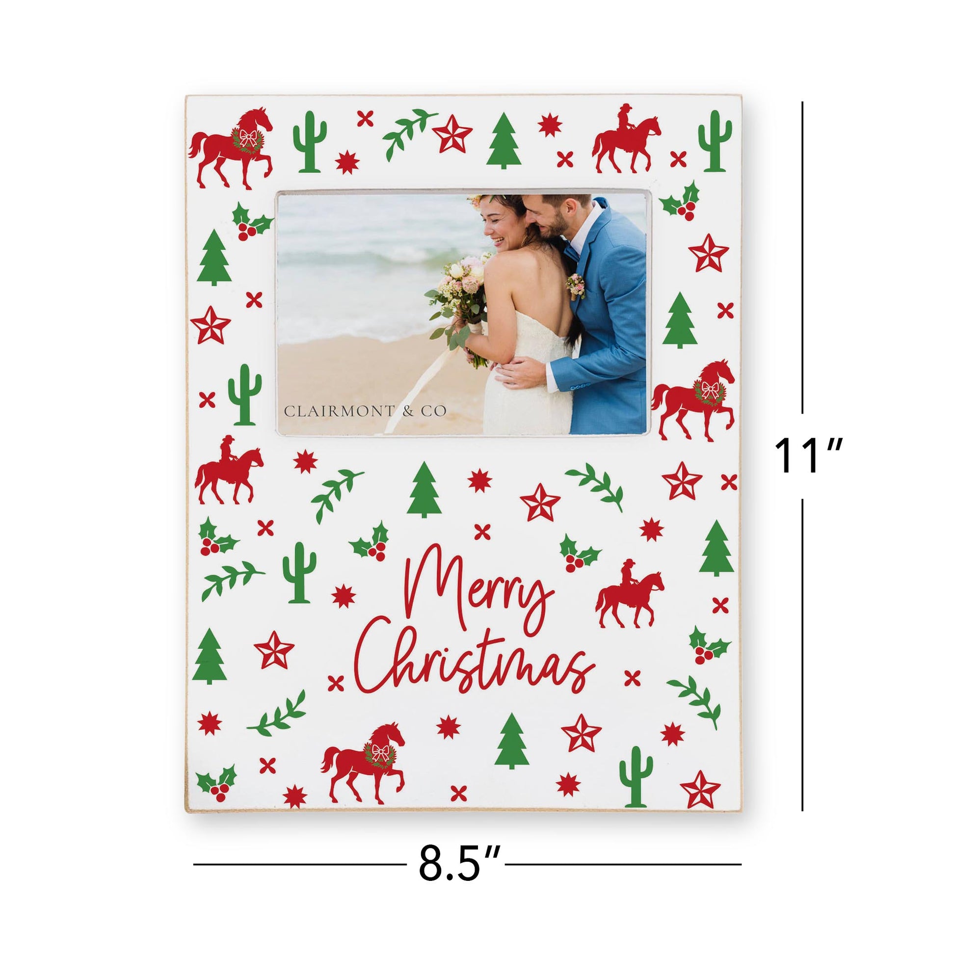 Lily Frame Vertical-Western Christmas -6