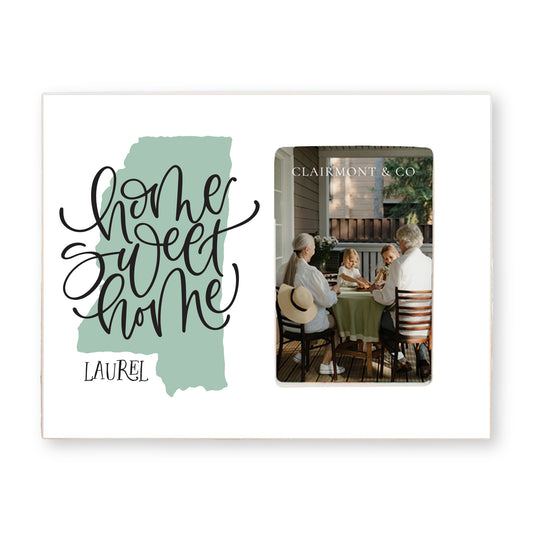 Love+Local Horizontal 4x6 Photo Frame - Home Sweet Home