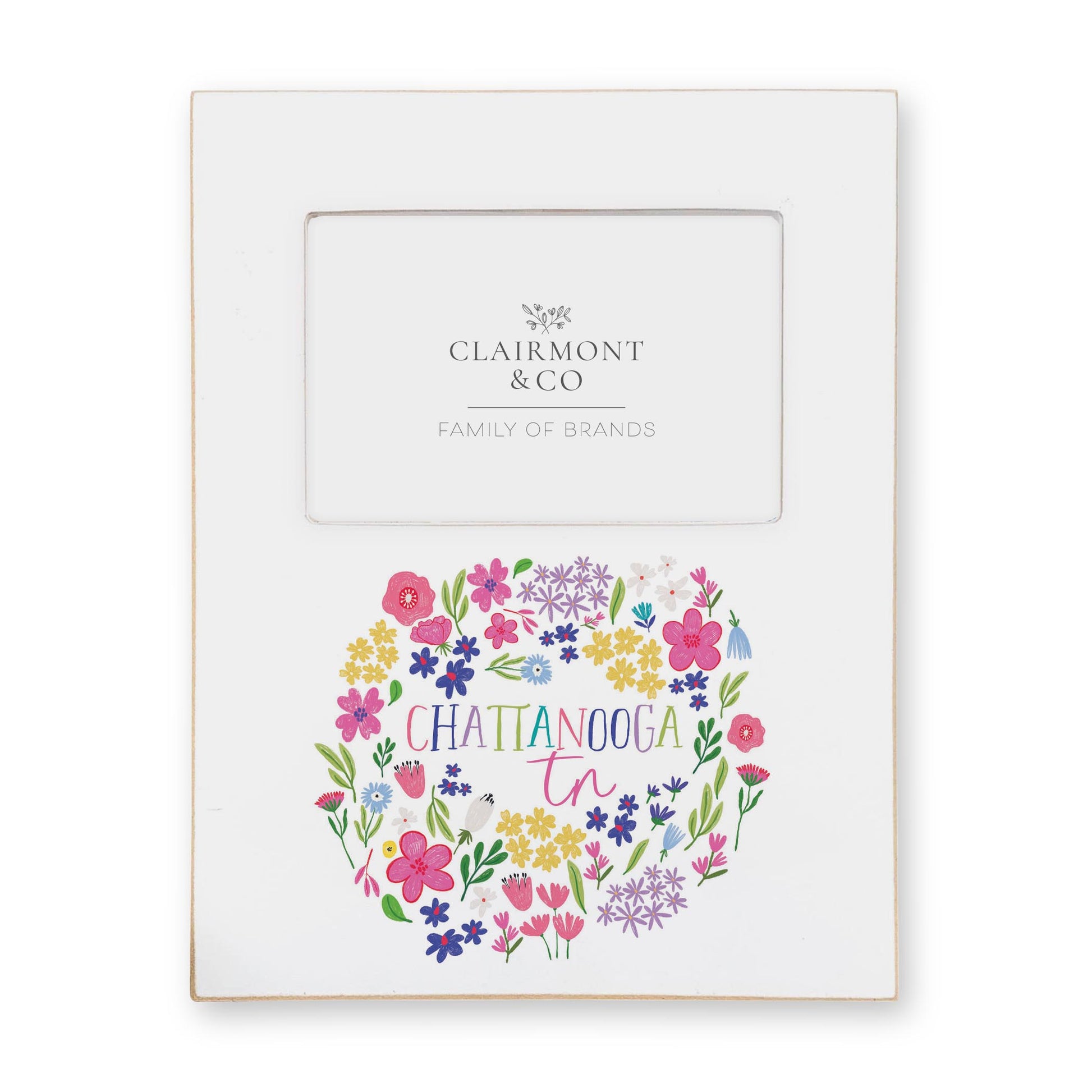 Lily Frame Vertical-Flower Confetti City & State -0