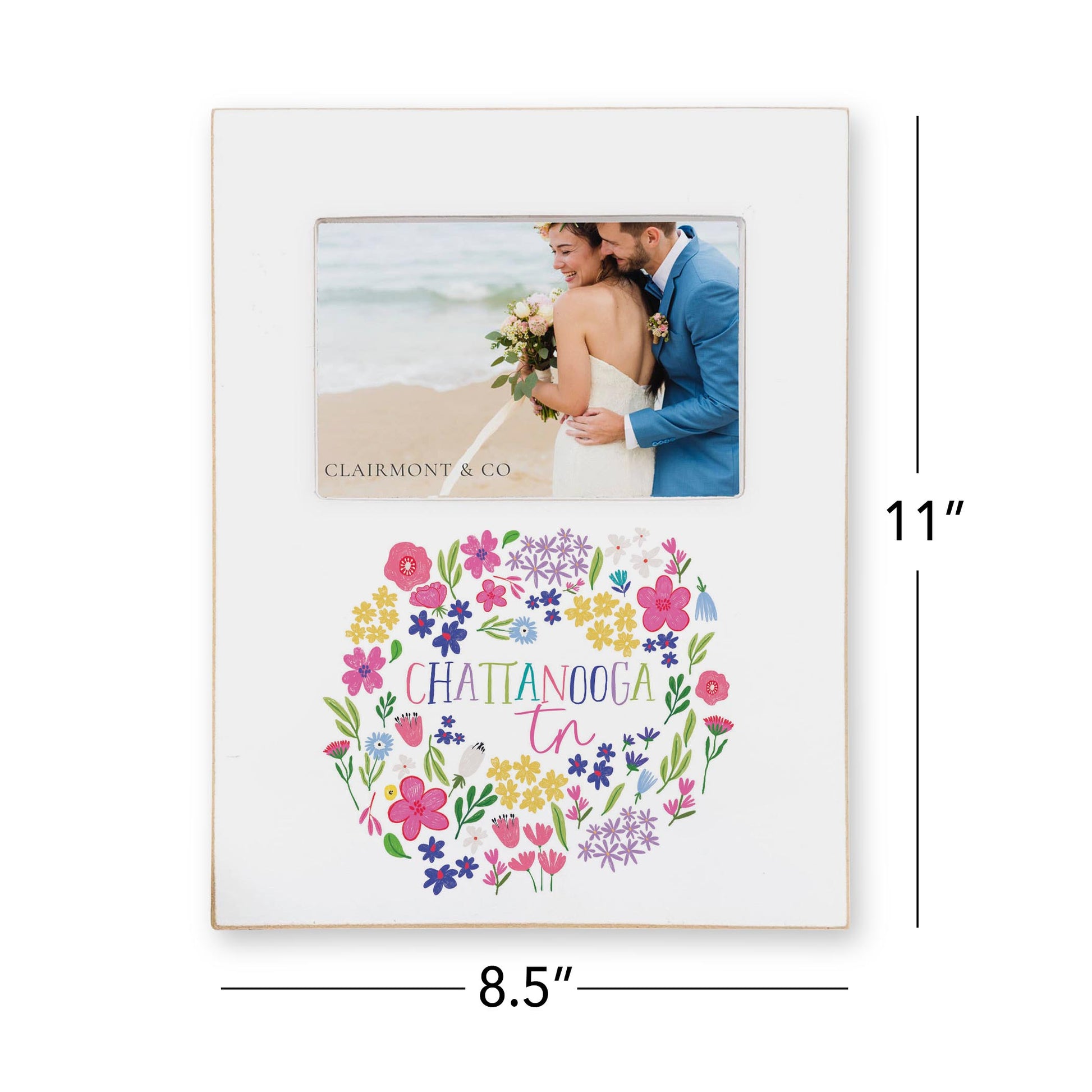 Lily Frame Vertical-Flower Confetti City & State -4