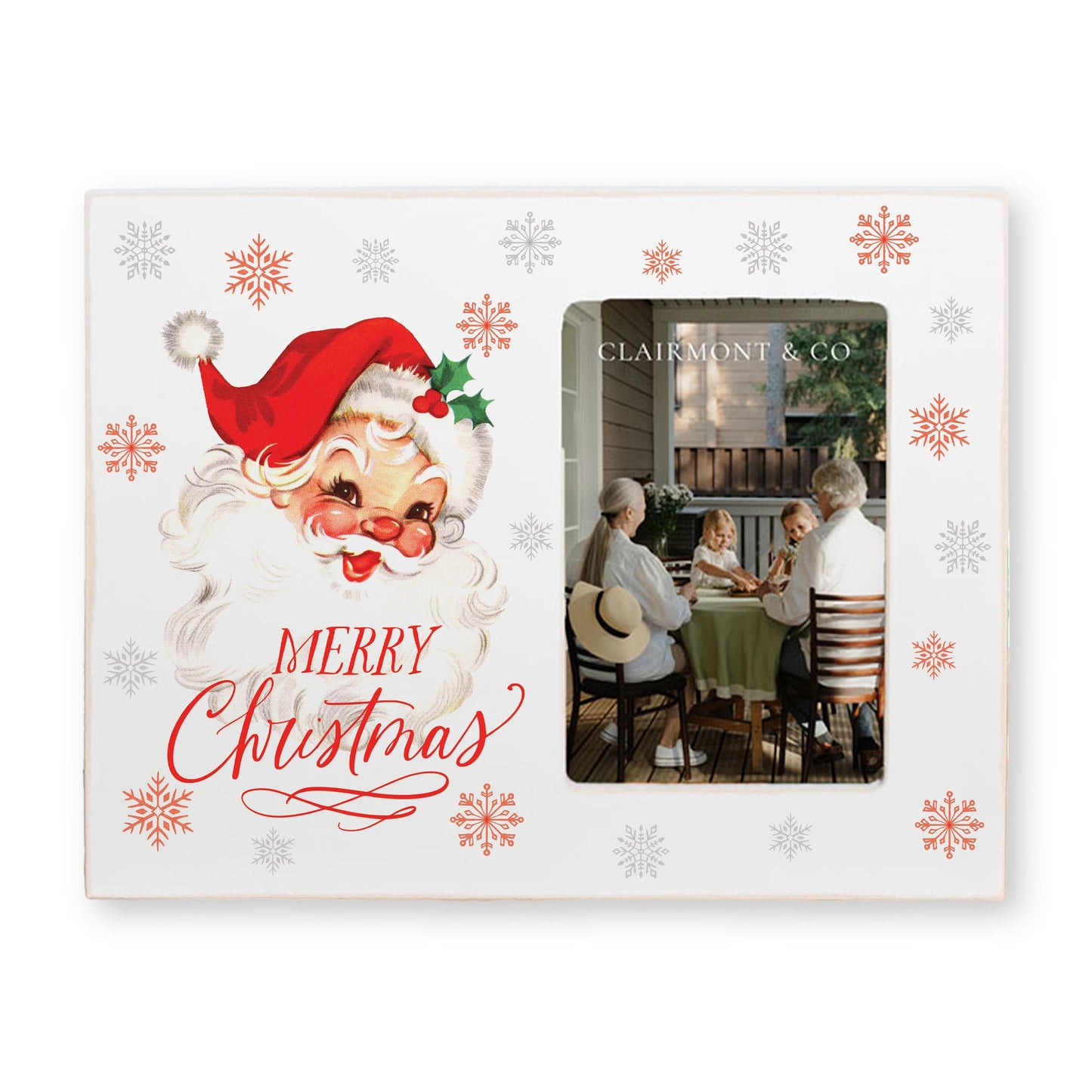 Lily Frame Horizontal-Classic Santa