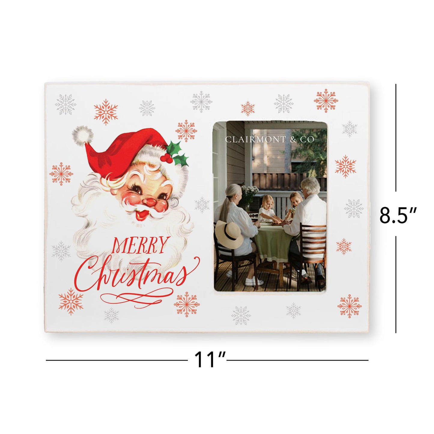 Lily Frame Horizontal-Classic Santa