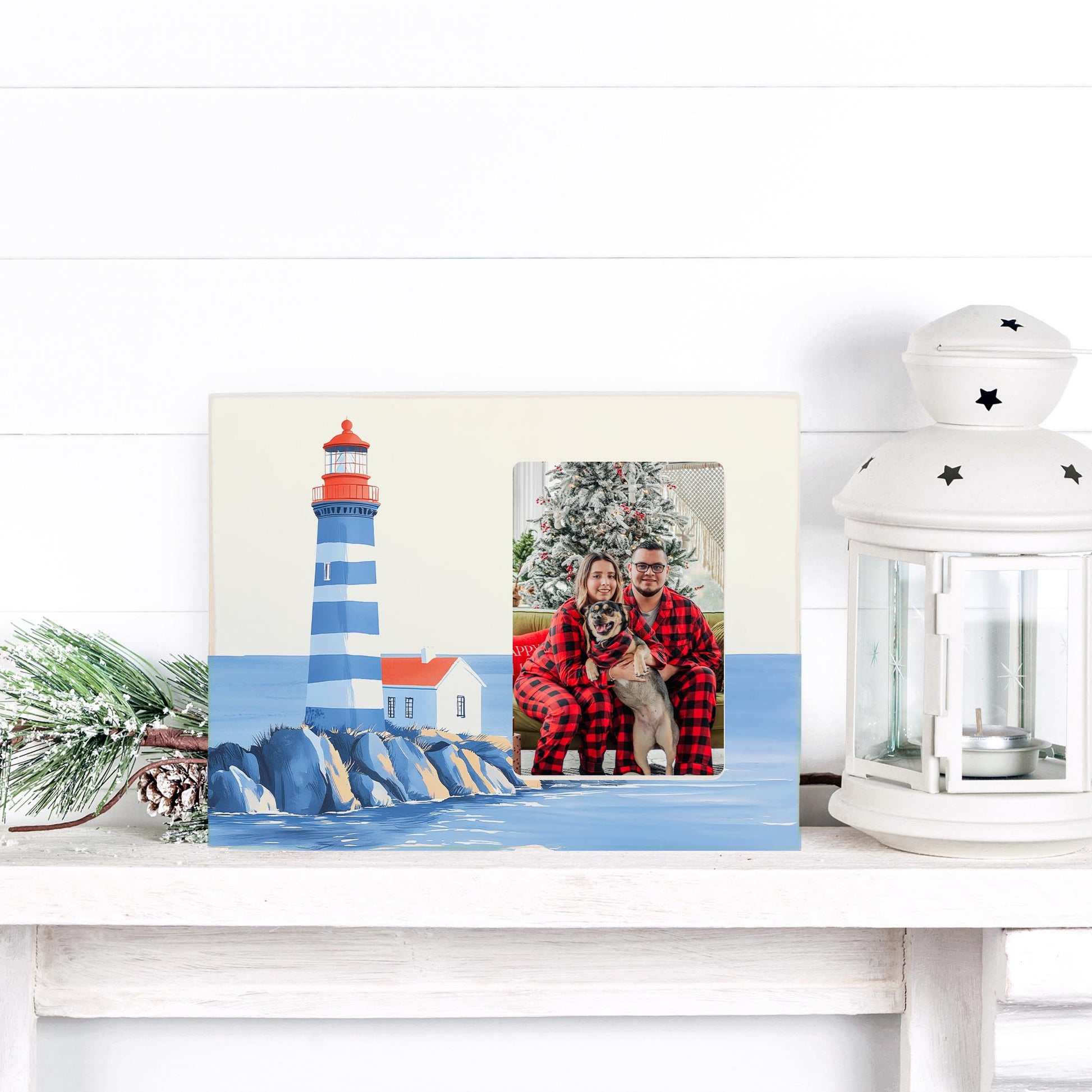 Lily Frame Horizontal-New England Tides Lighthouse -3