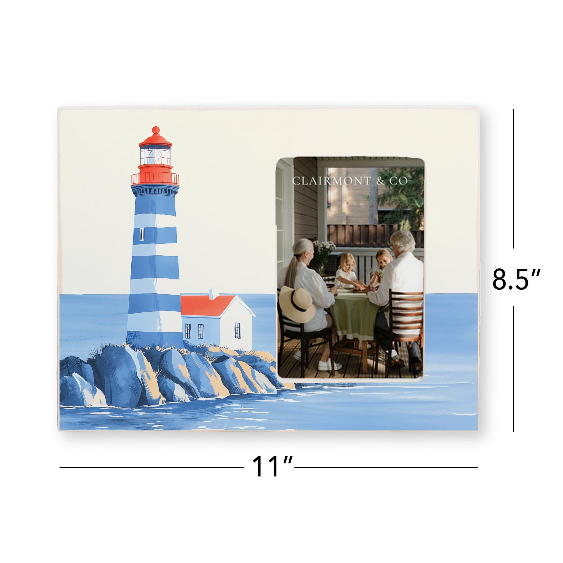 Lily Frame Horizontal-New England Tides Lighthouse -6