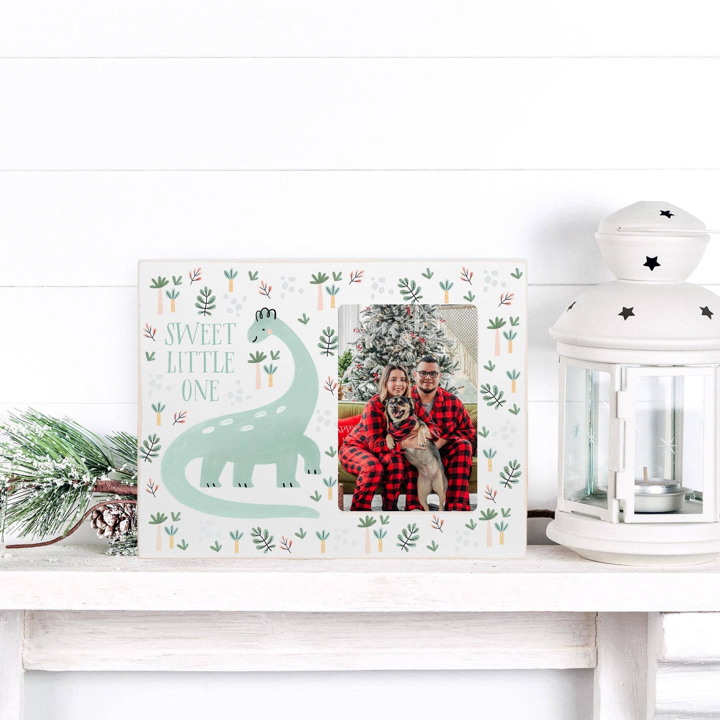Lily Frame Horizontal-Dinosaur Nursery Sweet Little One -3