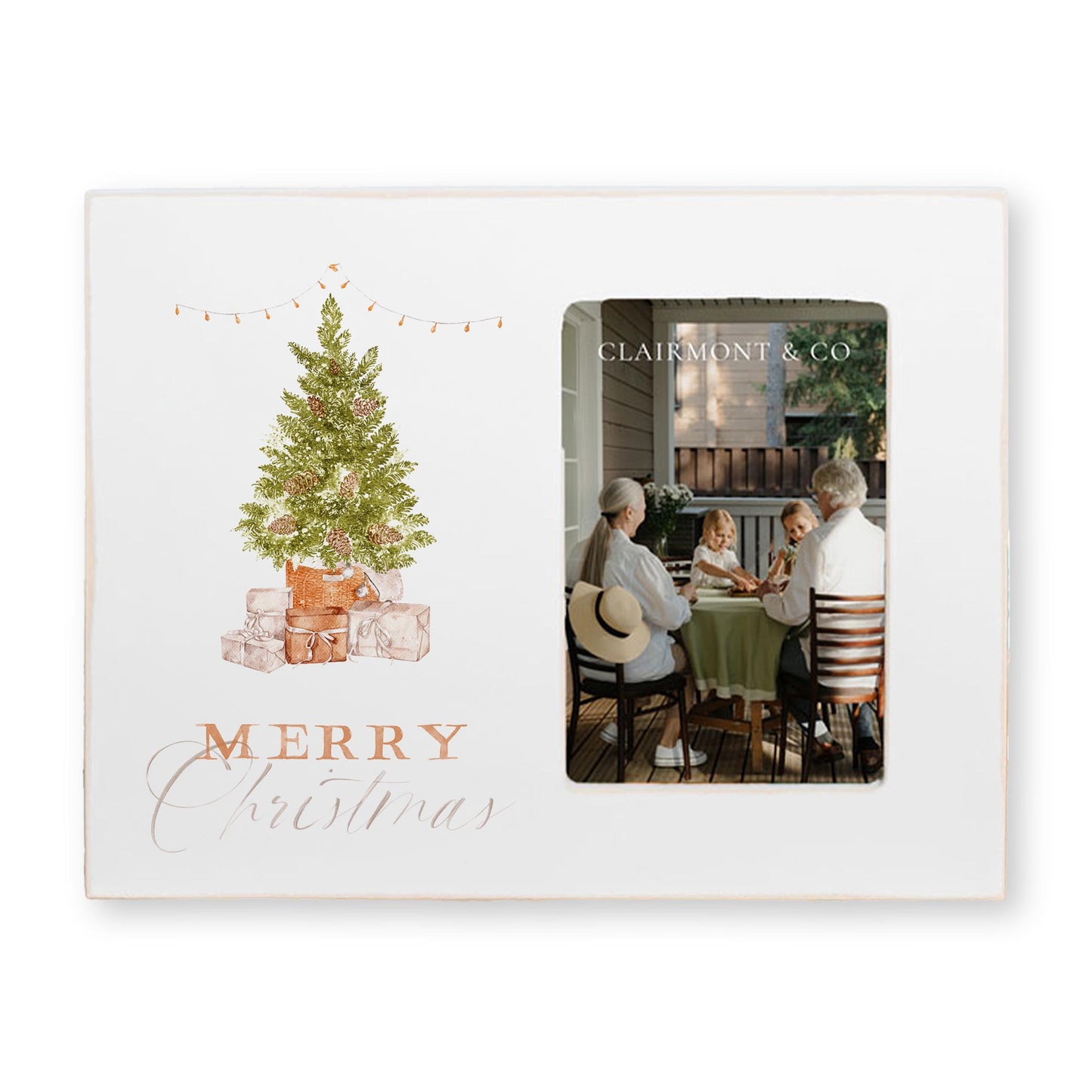 Lily Frame - Cottage Tree Merry Christmas