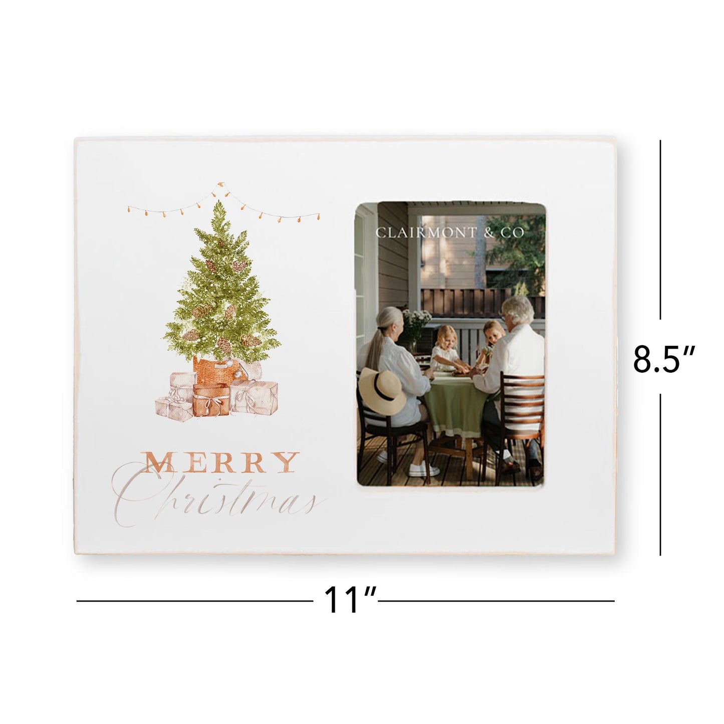 Lily Frame - Cottage Tree Merry Christmas