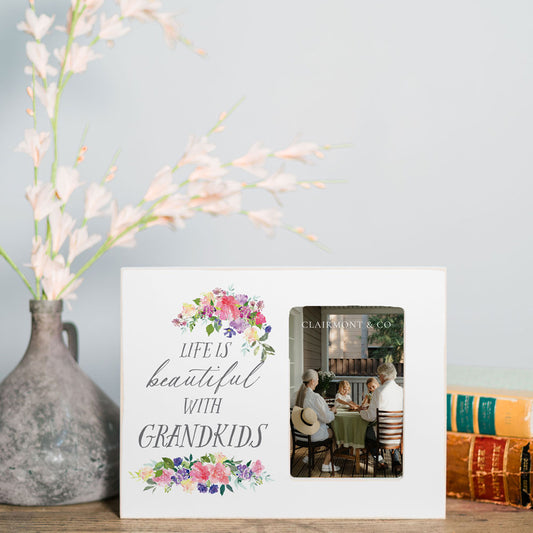 4x6 Photo Frame - Life is Beautiful with Grandkids