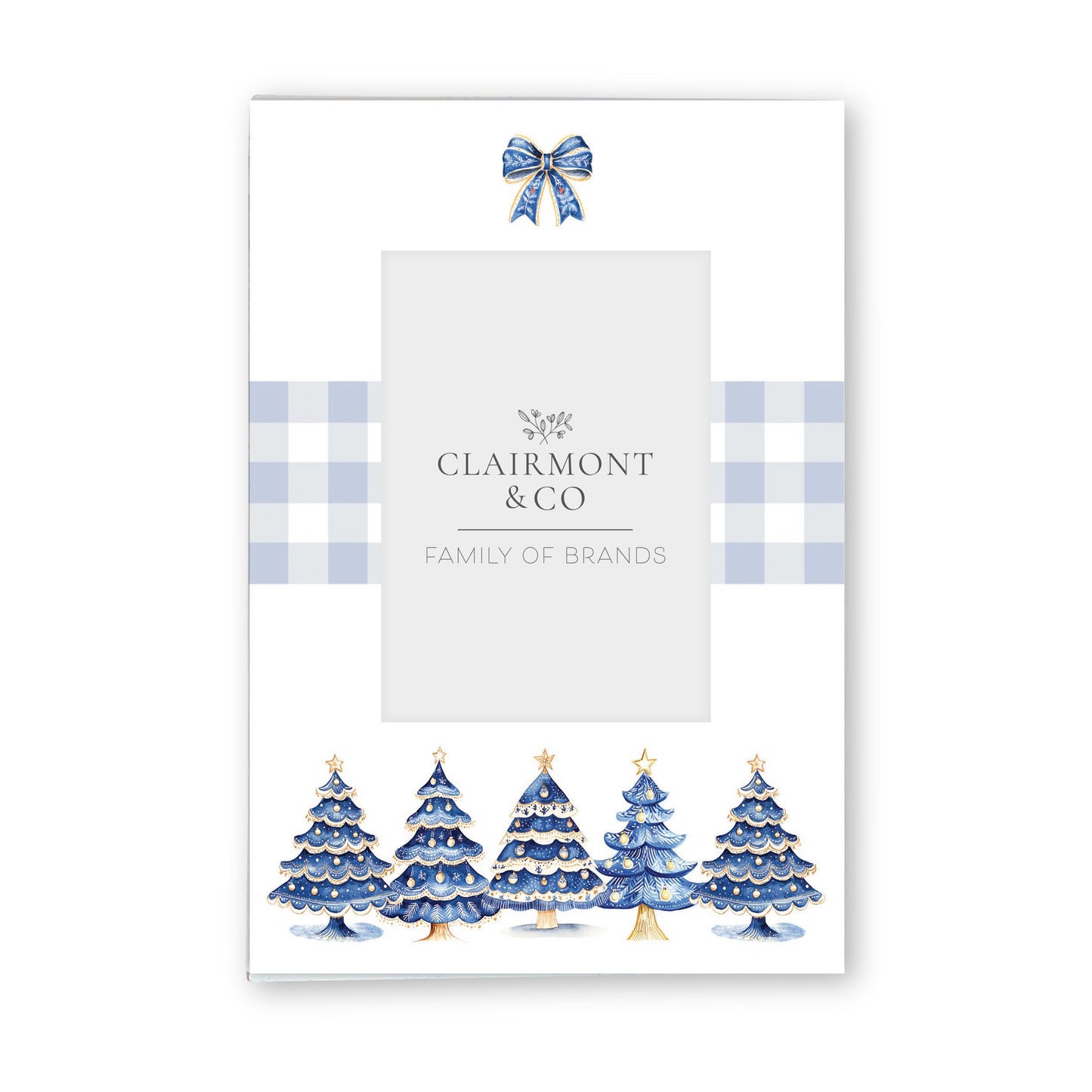 Mini Frame-Blue Noel - A Grand Millennial Christmas -0