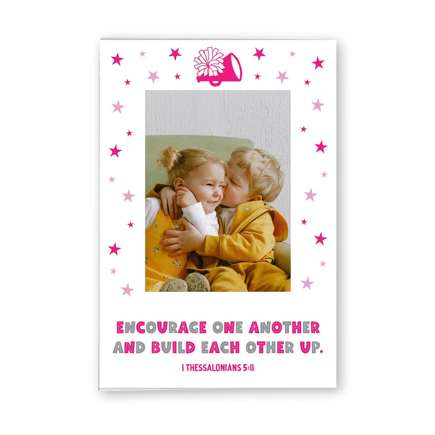 Mini Frame-Encourage One Another Pink & Grey