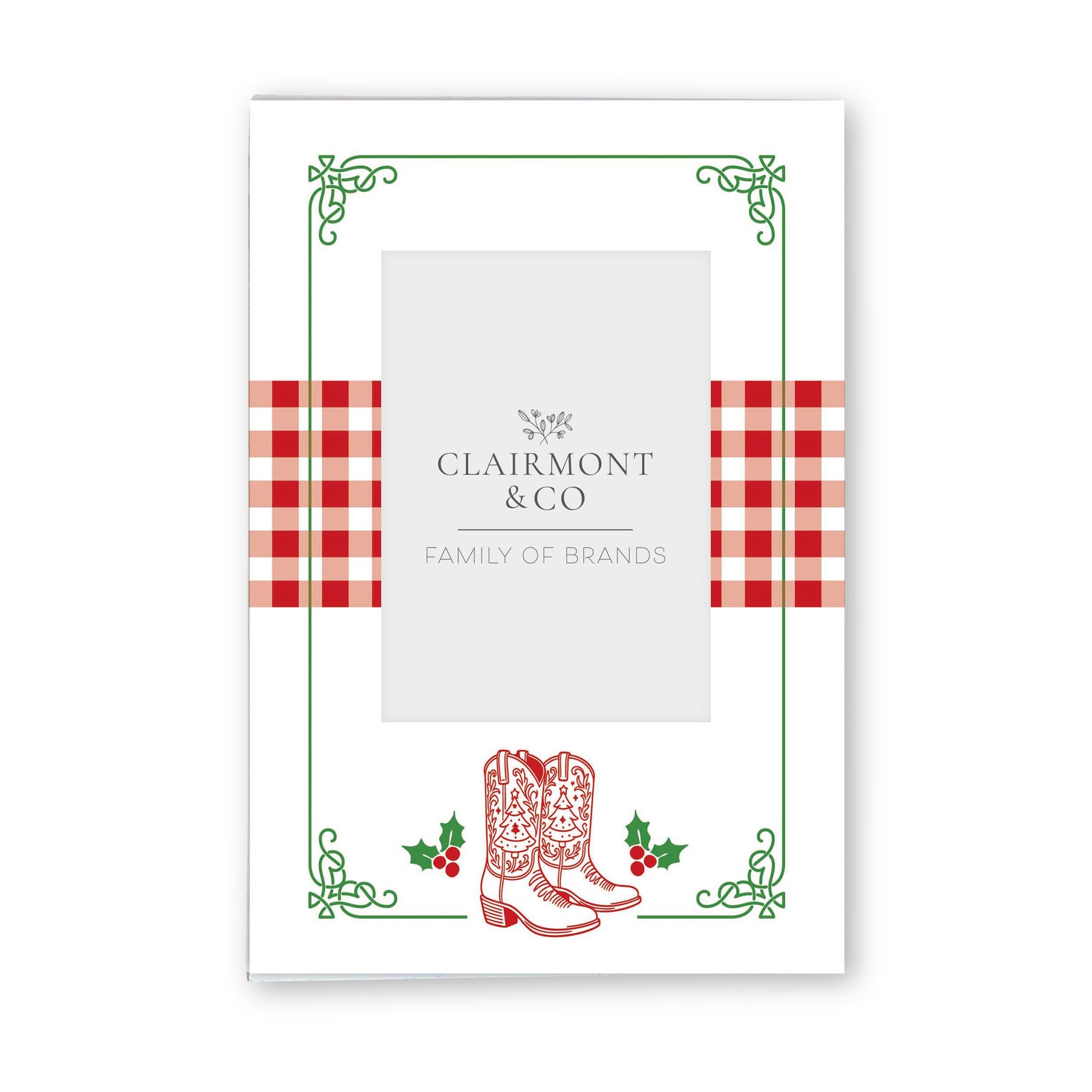 Mini Frame-Western Christmas -0