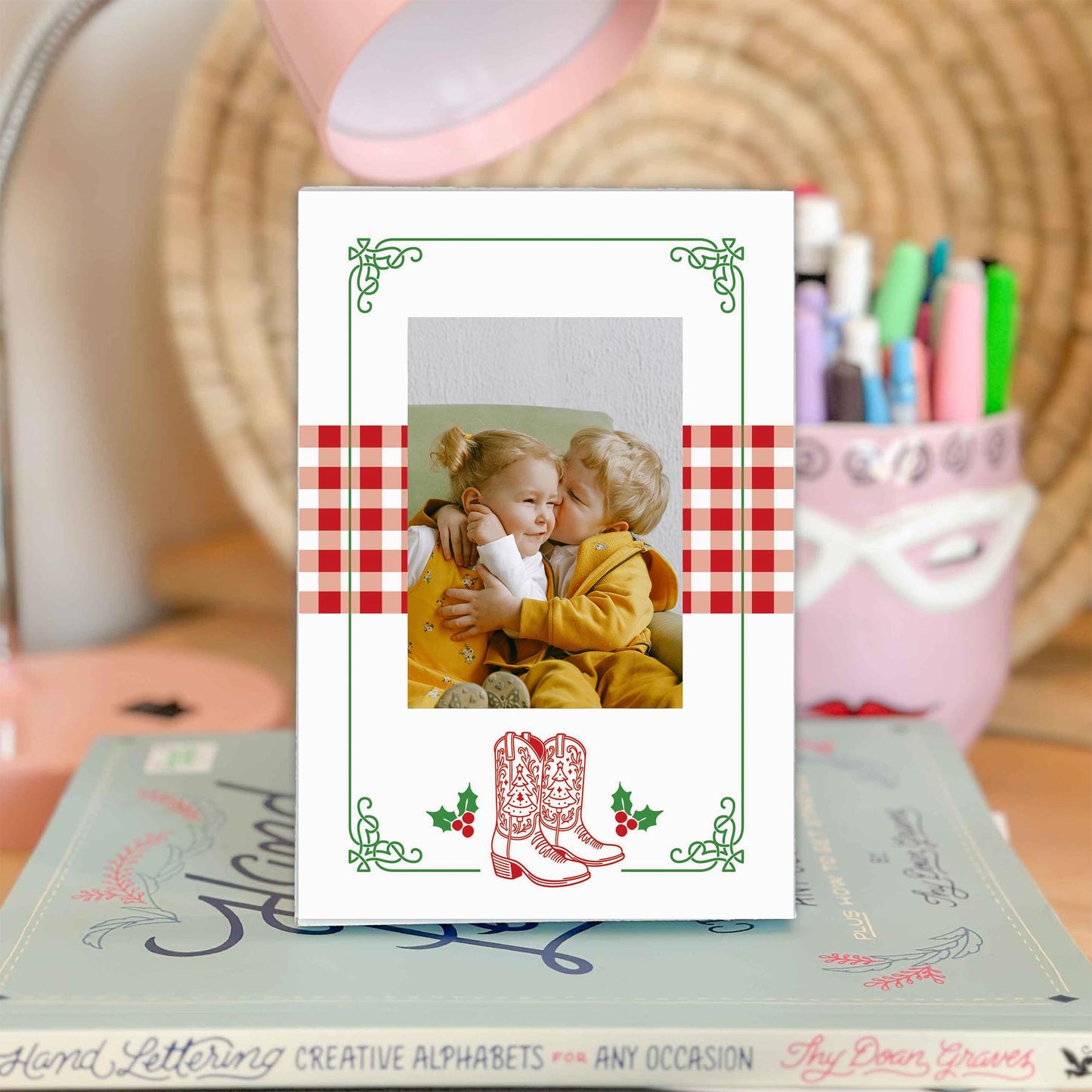 Mini Frame-Western Christmas -1