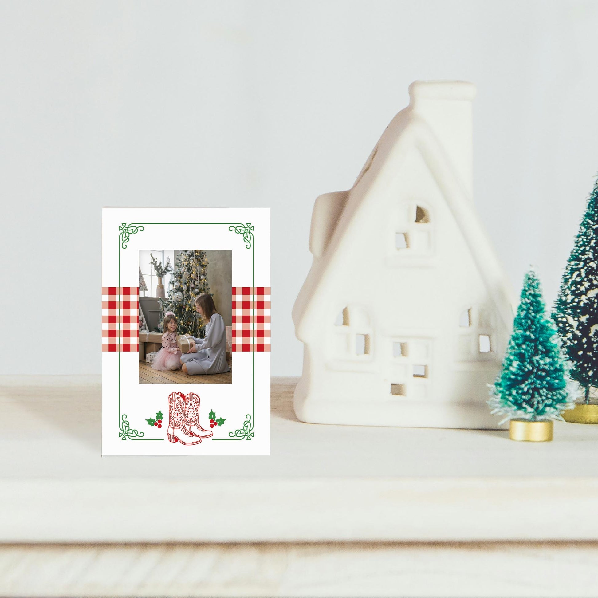 Mini Frame-Western Christmas -2