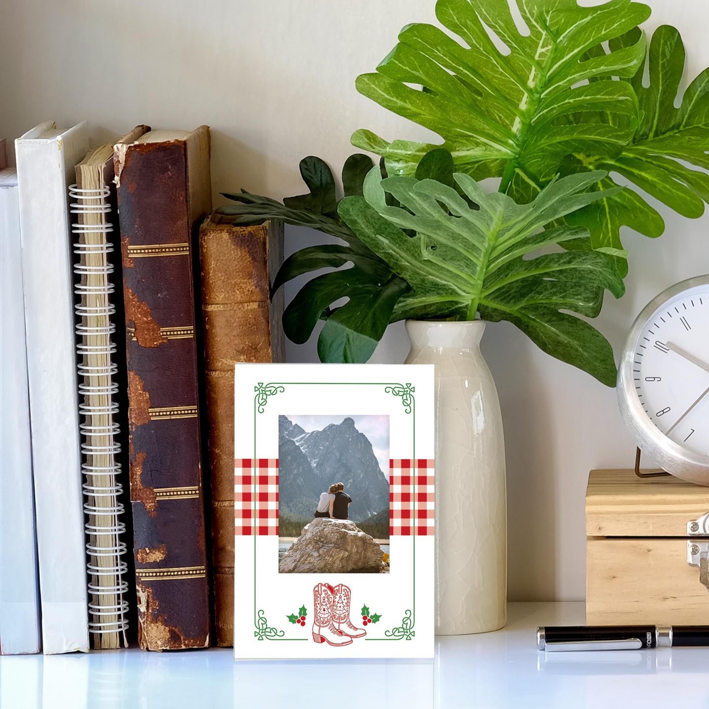 Mini Frame-Western Christmas -3