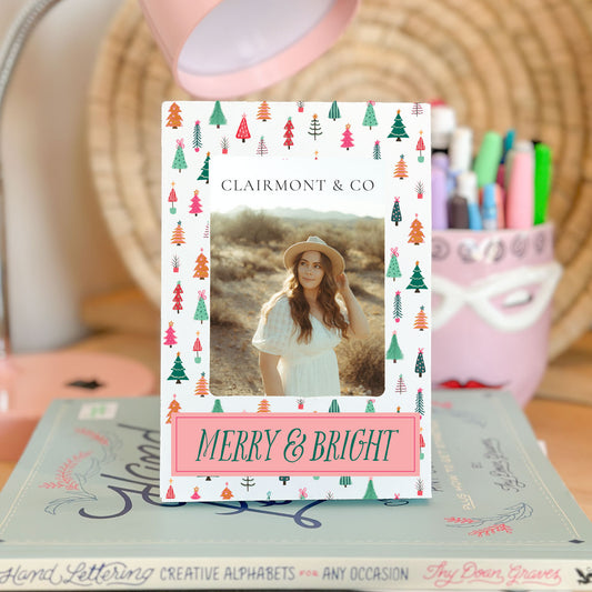 Mini Photo Frame - Whimsy Wonderland Merry & Bright