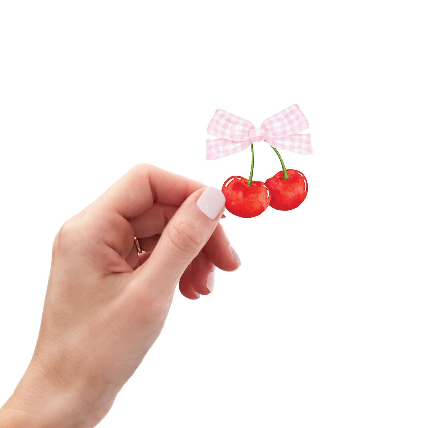 Vinyl Magnet-Cherry Bow