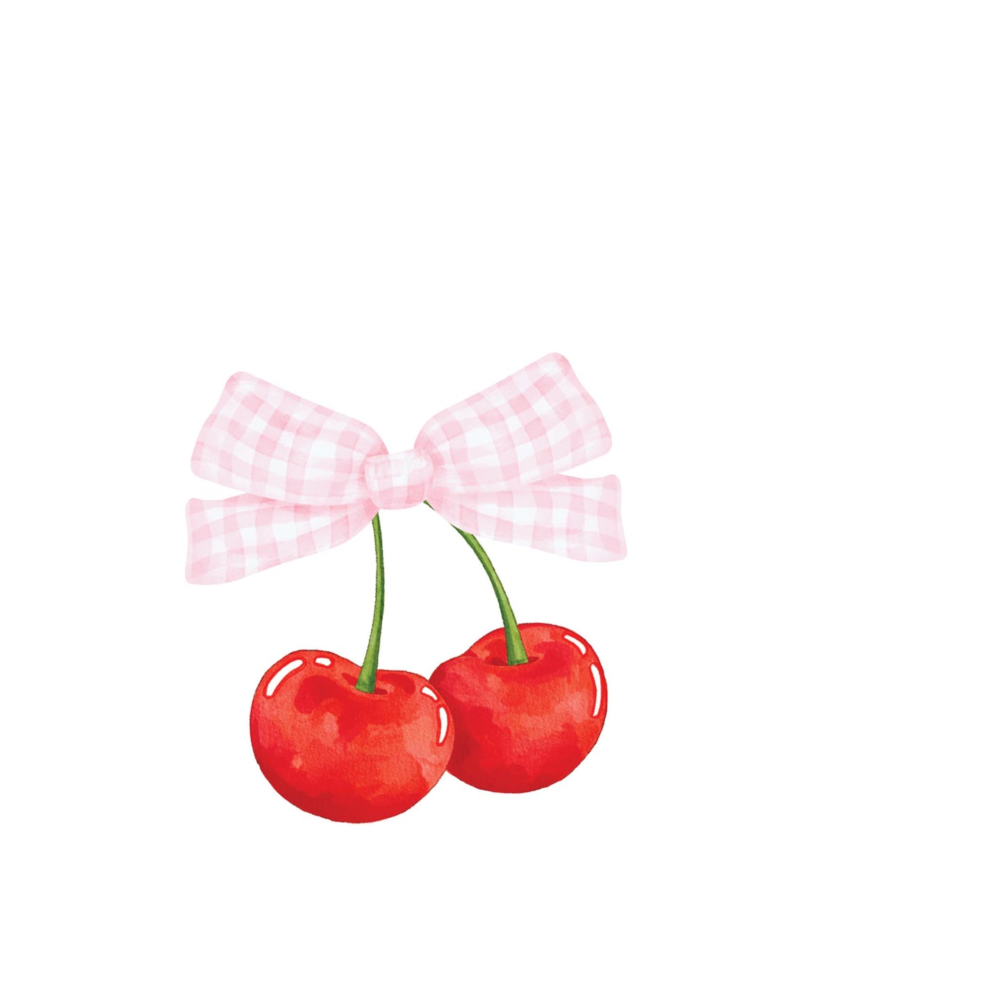 Vinyl Magnet-Cherry Bow