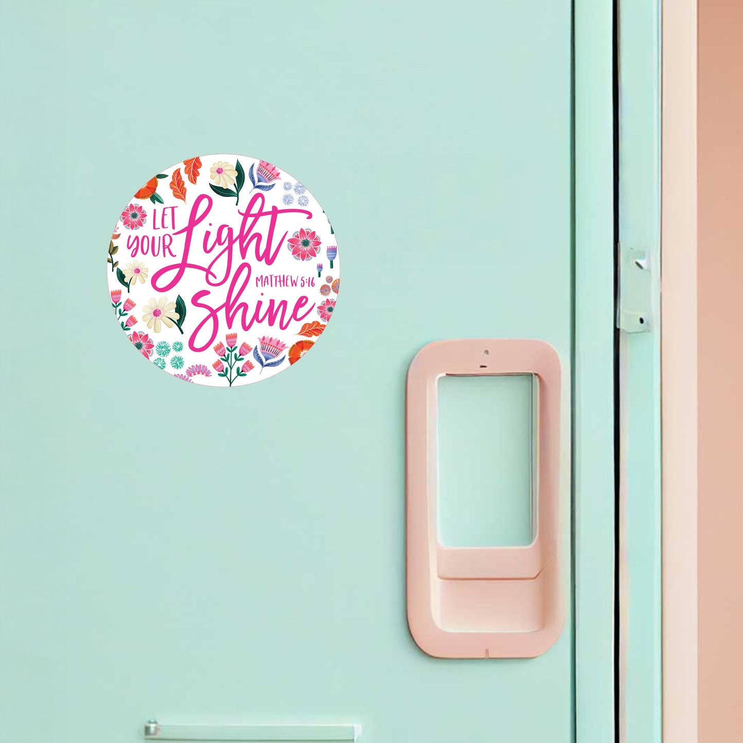 Vinyl Magnet-Radiant Hope Let Your Light Shine -1