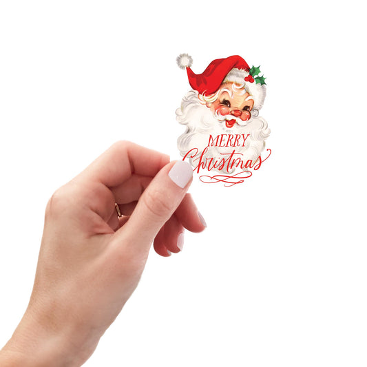 Vinyl Magnet-Classic Santa