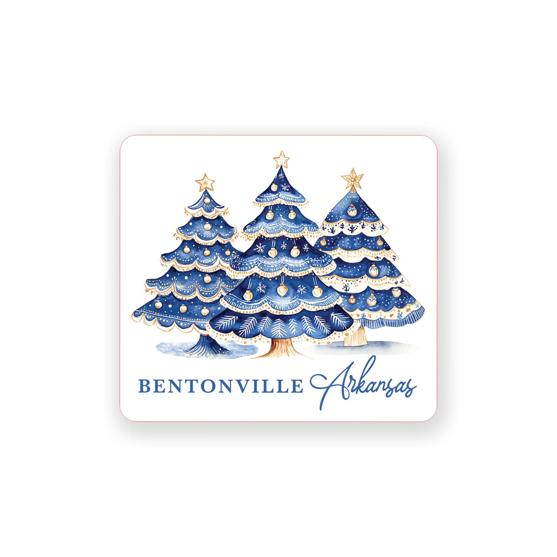 Vinyl Magnet-Love+Local Blue Noel - A Grand Millennial Christmas -0