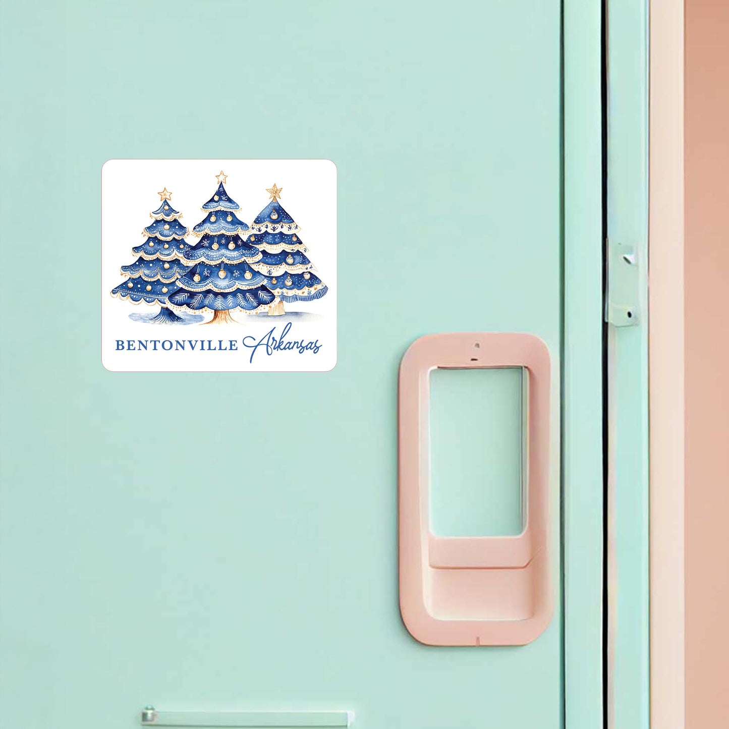 Vinyl Magnet-Love+Local Blue Noel - A Grand Millennial Christmas -1