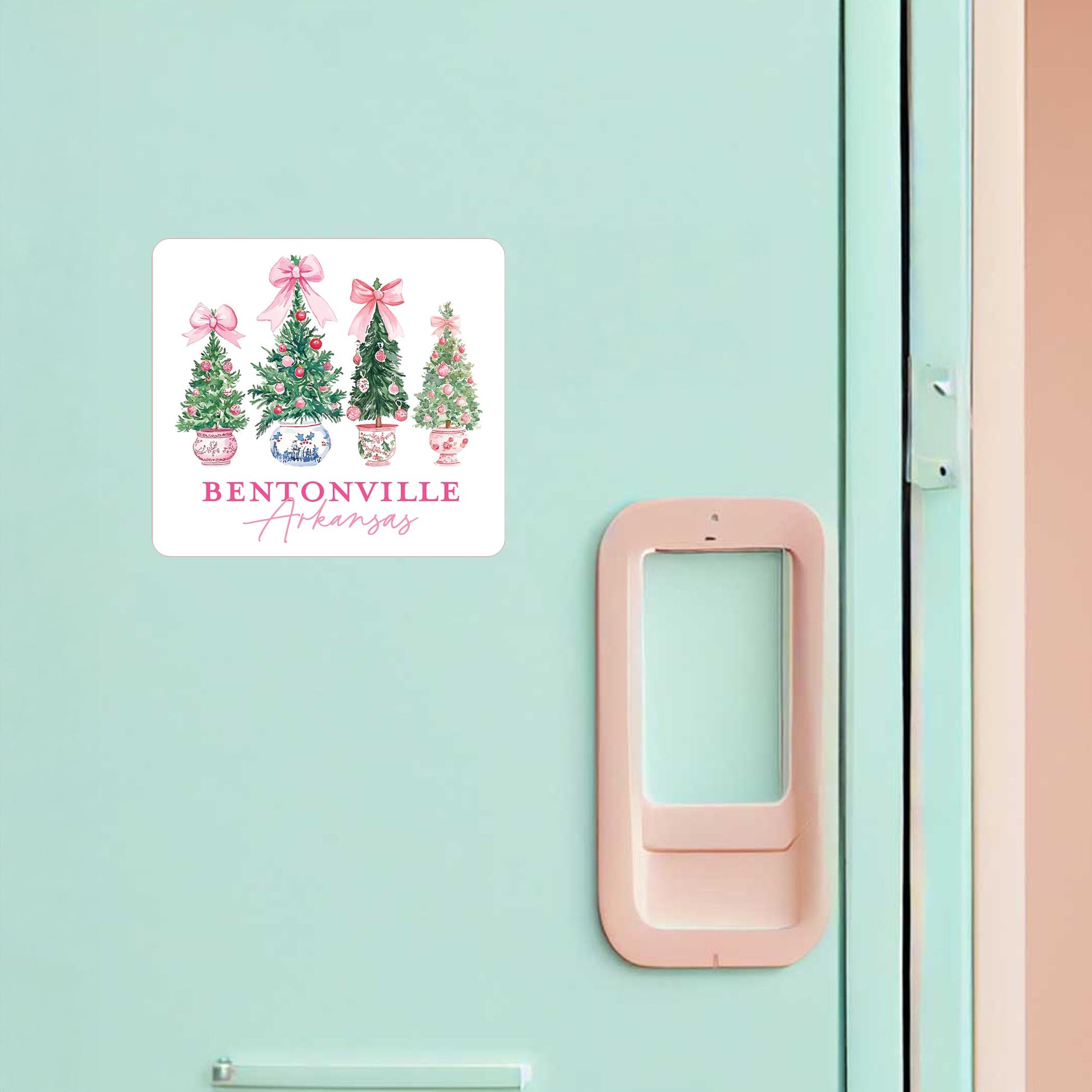 Vinyl Magnet-Love+Local Blush & Baubles - A Grand Millennial Christmas -1