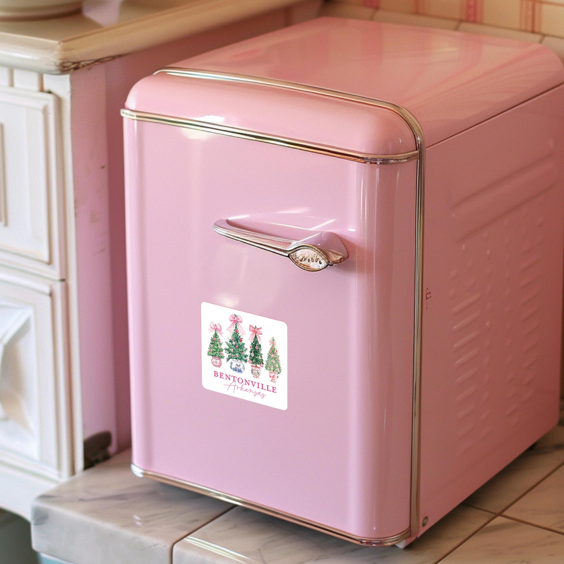 Vinyl Magnet-Love+Local Blush & Baubles - A Grand Millennial Christmas -2