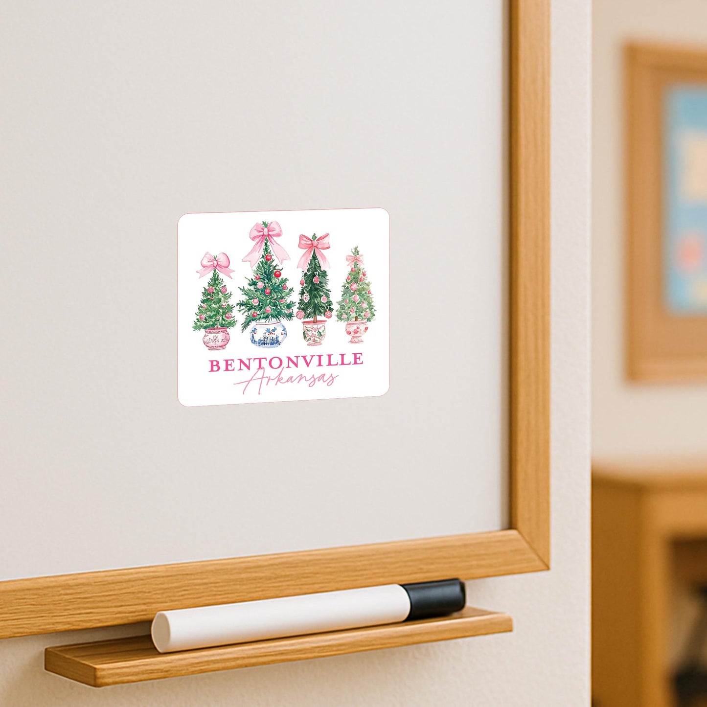 Vinyl Magnet-Love+Local Blush & Baubles - A Grand Millennial Christmas -3
