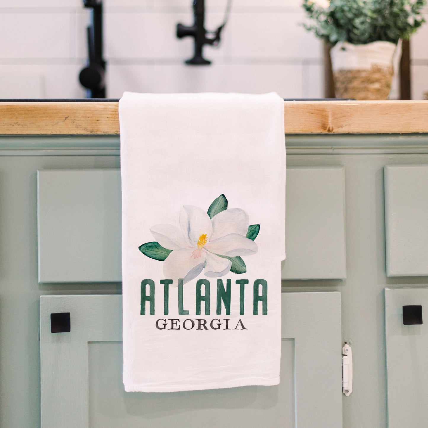 Custom Tea Towel - Magnolia State