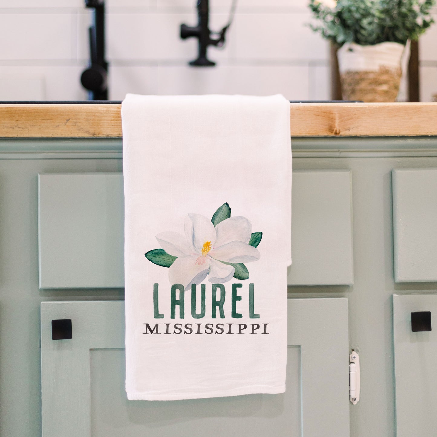 Custom Tea Towel - Magnolia State