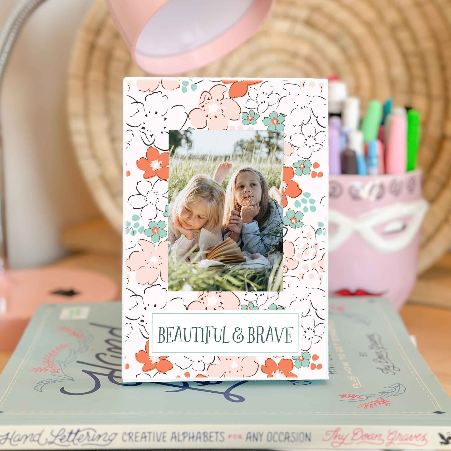 Fearless Faith Photo Frame-Beautiful and Brave