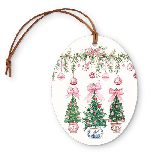 Oval Ornament-Blush & Baubles - A Grand Millennial Christmas -0