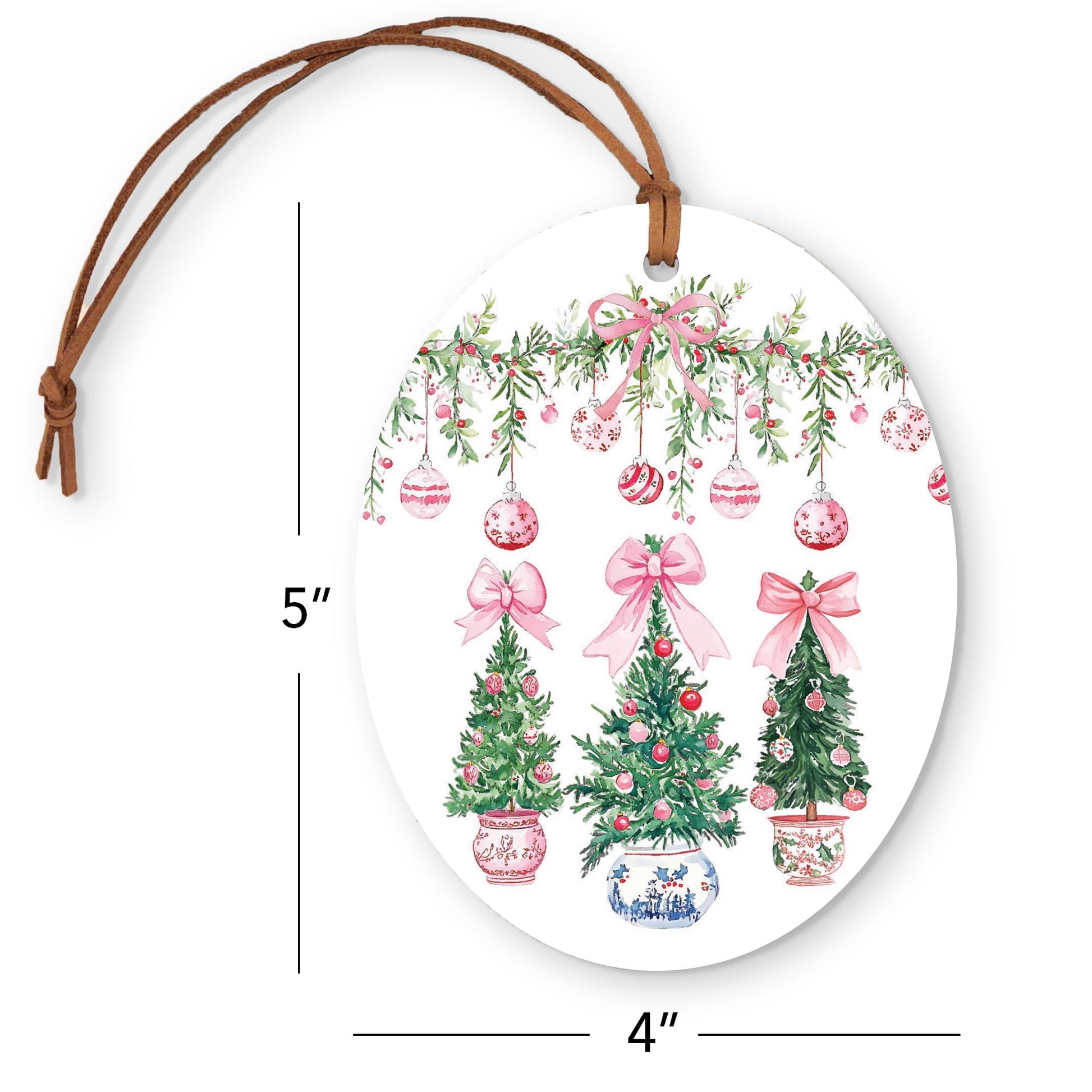 Oval Ornament-Blush & Baubles - A Grand Millennial Christmas -5