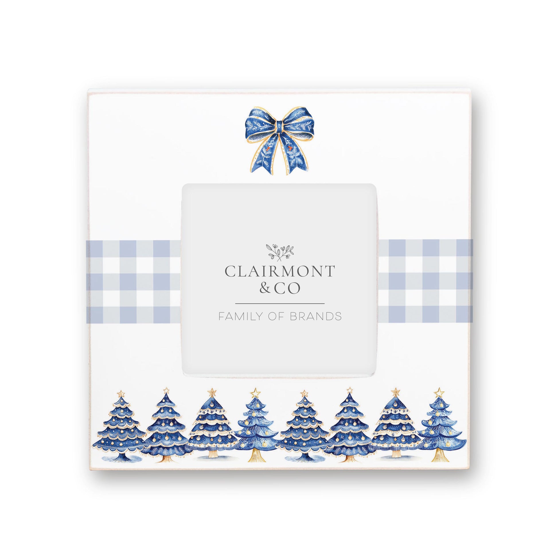 Simply Square Frame-Blue Noel - A Grand Millennial Christmas -0