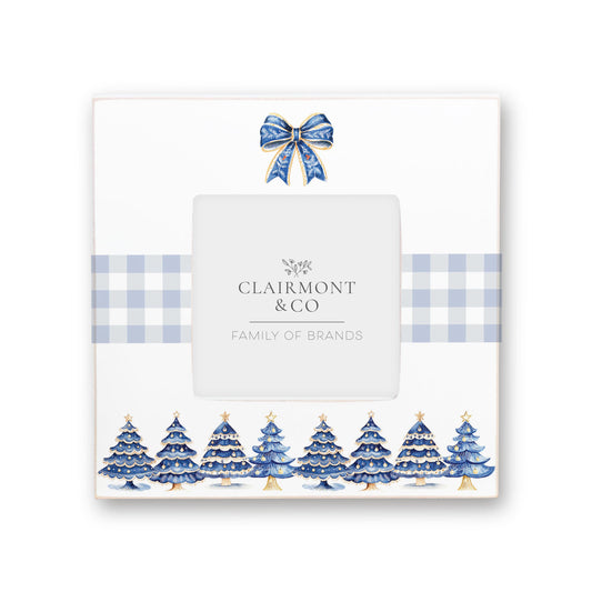 Simply Square Frame-Blue Noel - A Grand Millennial Christmas -0