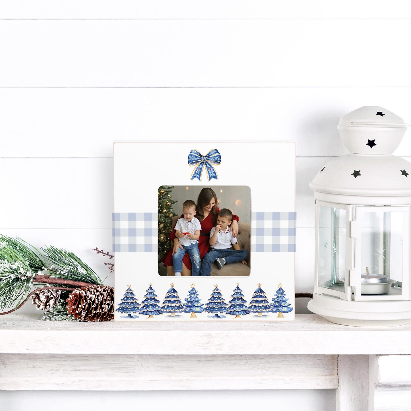 Simply Square Frame-Blue Noel - A Grand Millennial Christmas -5