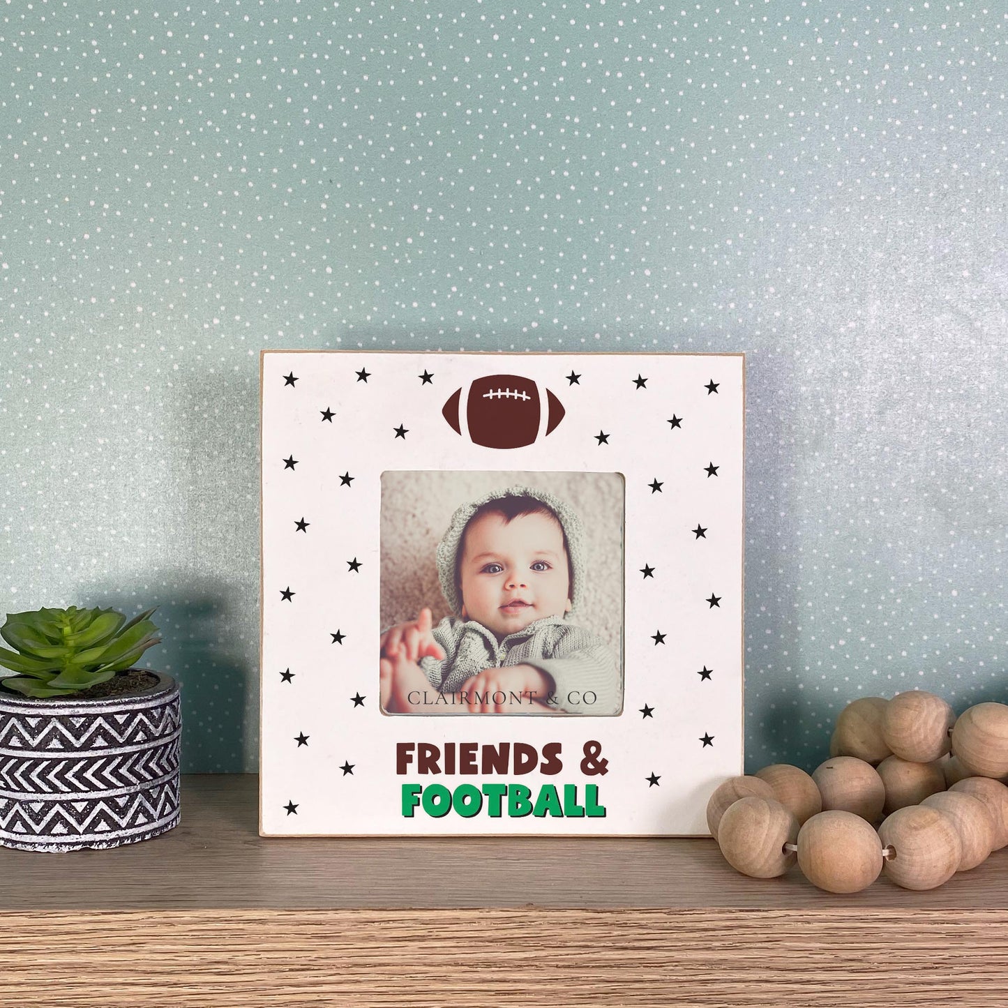 Simply Square Frame-Friends & Football