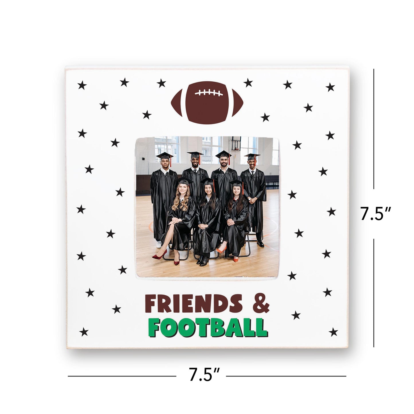 Simply Square Frame-Friends & Football