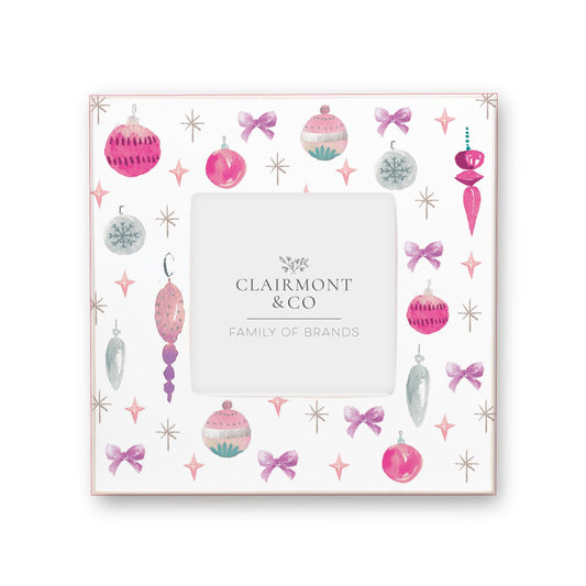 Simply Square Frame-Watercolor Sugar Plum Ornaments -0