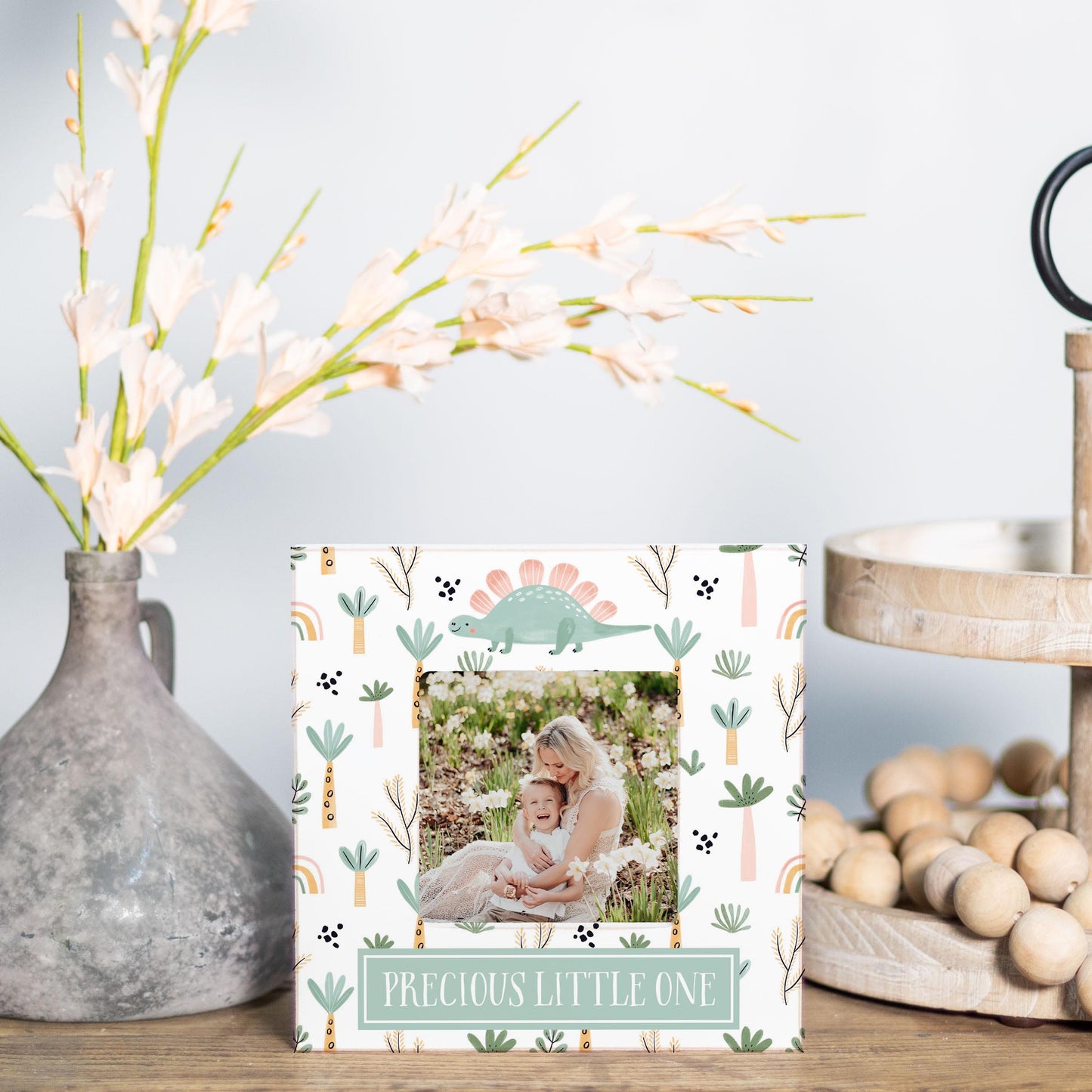 Simply Square Frame-Dinosaur Nursery Precious Little One -1
