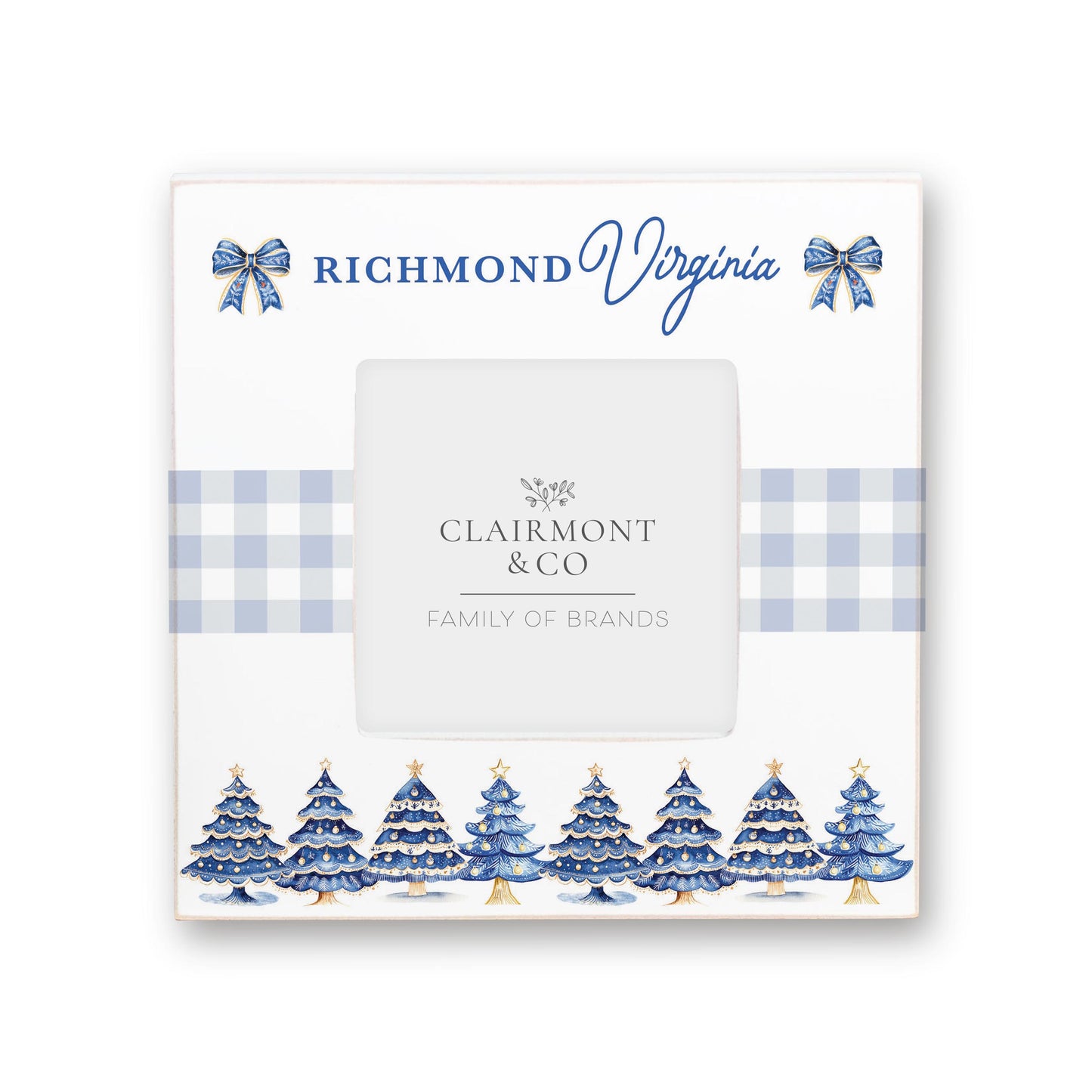 Simply Square Frame-Love+Local Blue Noel - A Grand Millennial Christmas -0