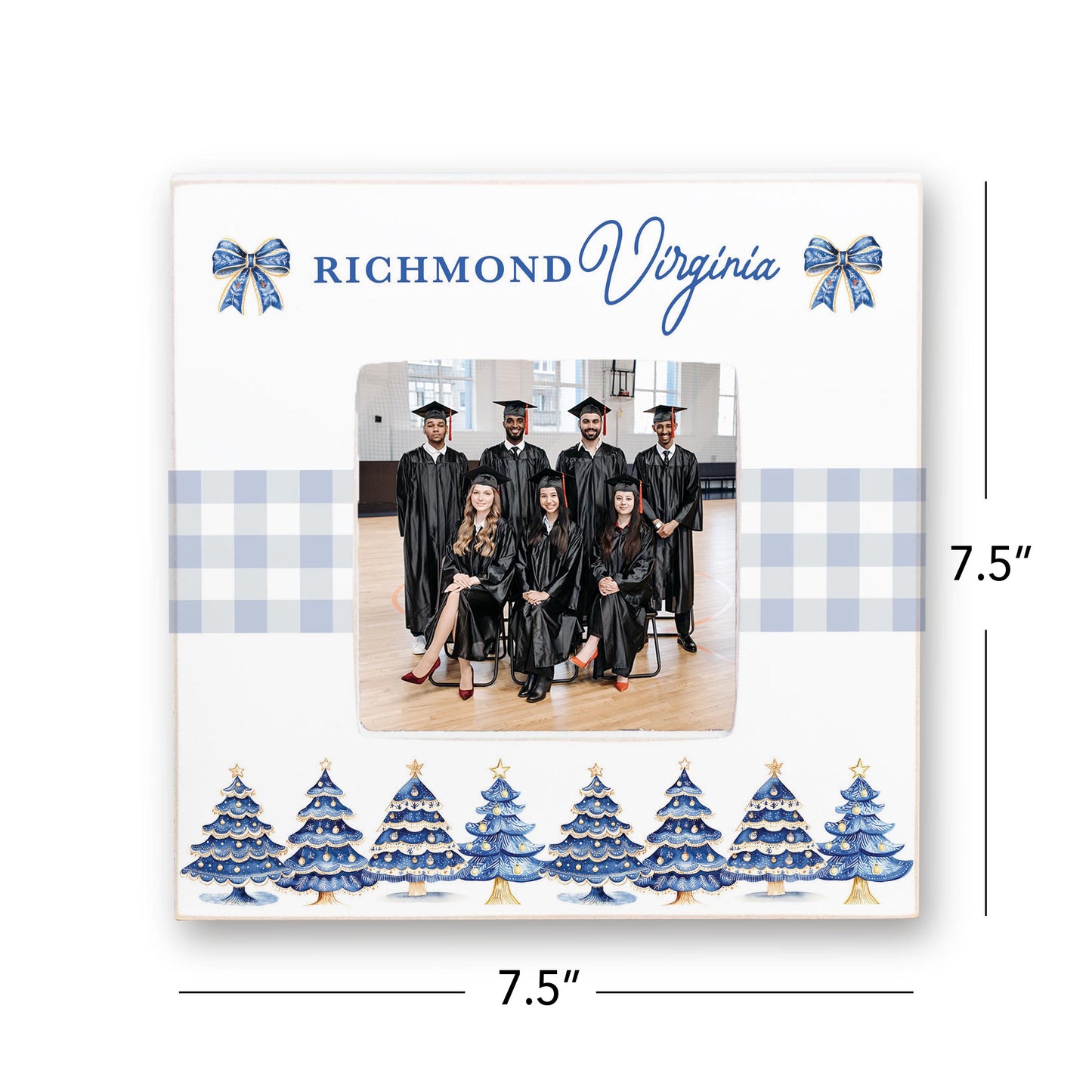 Simply Square Frame-Love+Local Blue Noel - A Grand Millennial Christmas -4