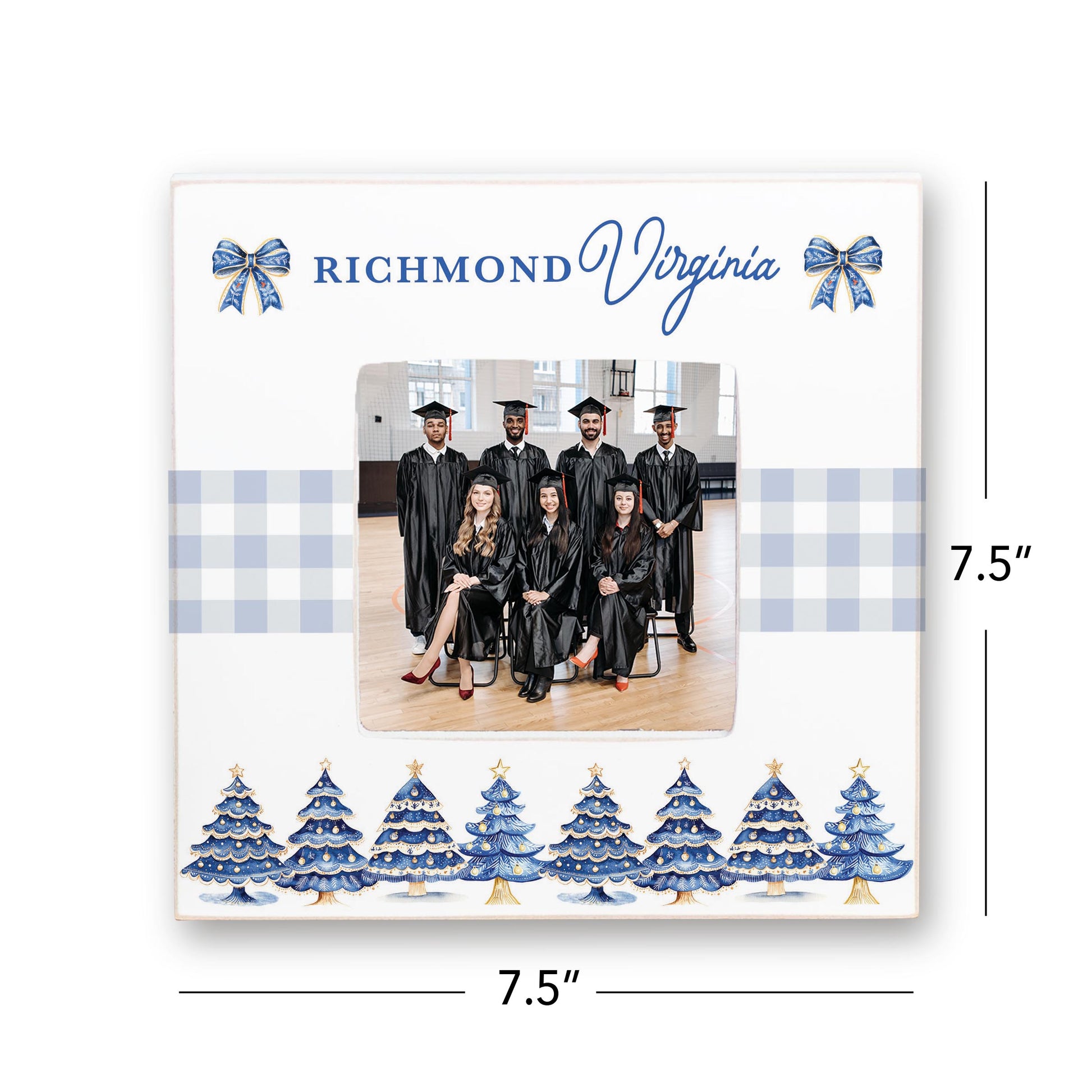 Simply Square Frame-Love+Local Blue Noel - A Grand Millennial Christmas -4