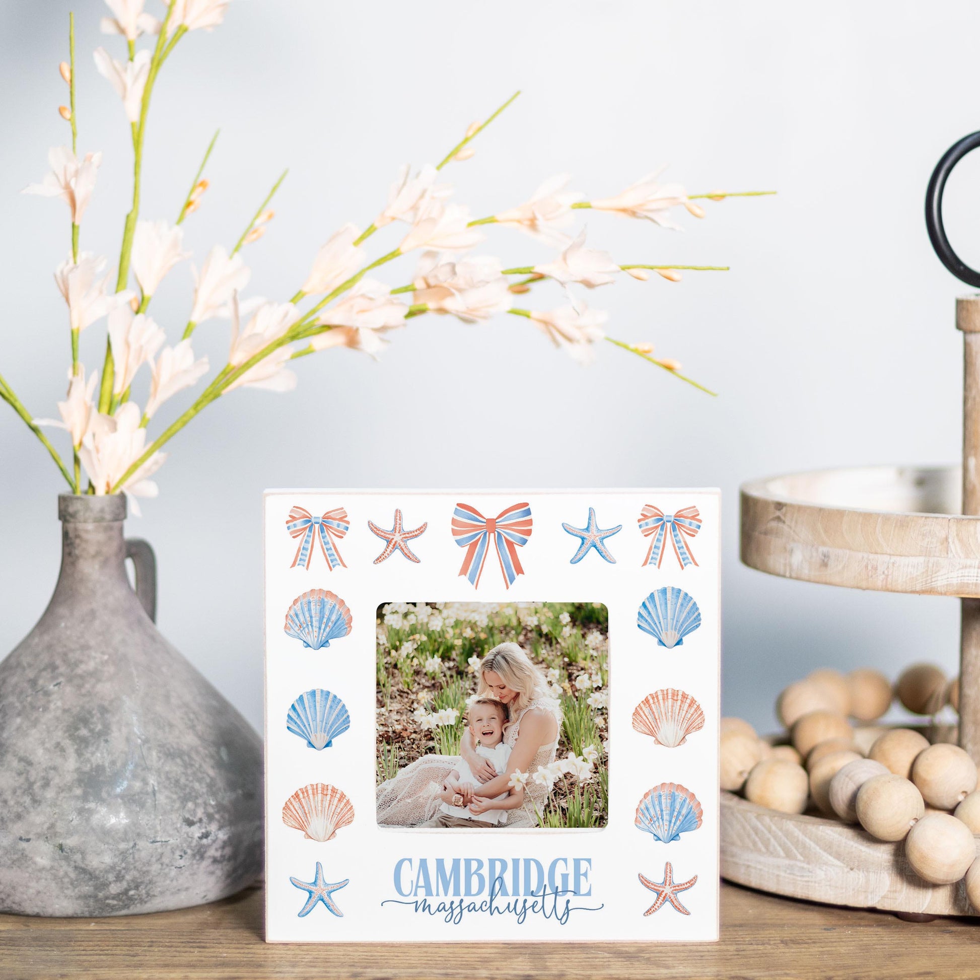Simply Square Frame-Love+Local New England Tides -1