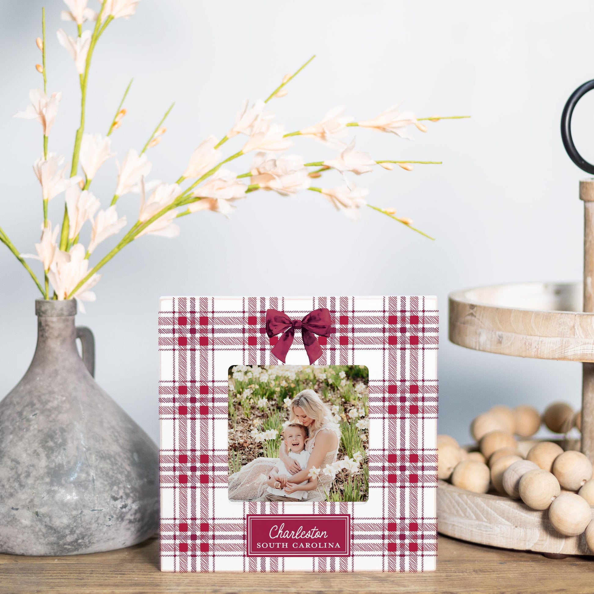 Simply Square Frame-Love + Local Winterberry -1